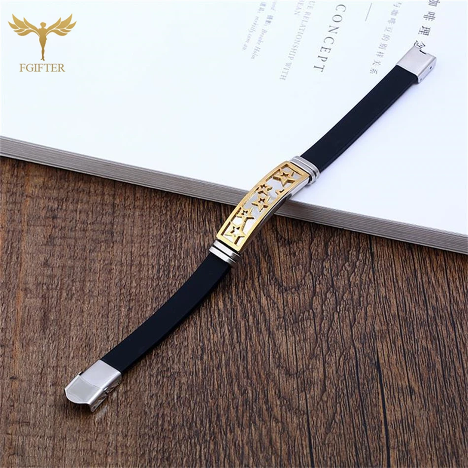 Браслет из нержавеющей стали с пряжкой