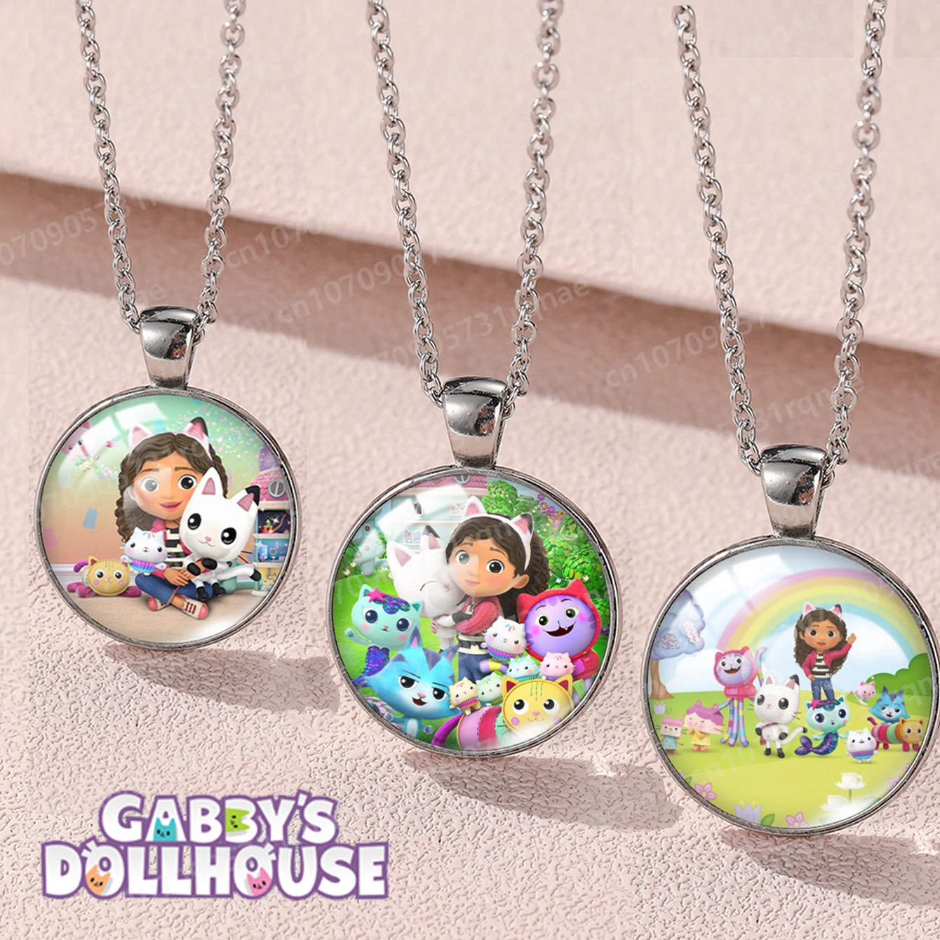 Лидер продаж ожерелье из драгоценных камней для кукольного домика Габби
