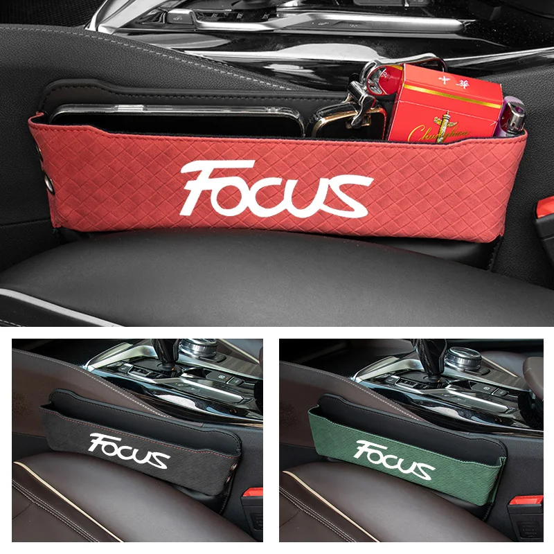 

Автомобильный ящик для хранения, автомобильные аксессуары для Ford Focus Fiesta F150 Cmax RAPTOR, Кожаный Автомобильный органайзер для сиденья, автомобил...