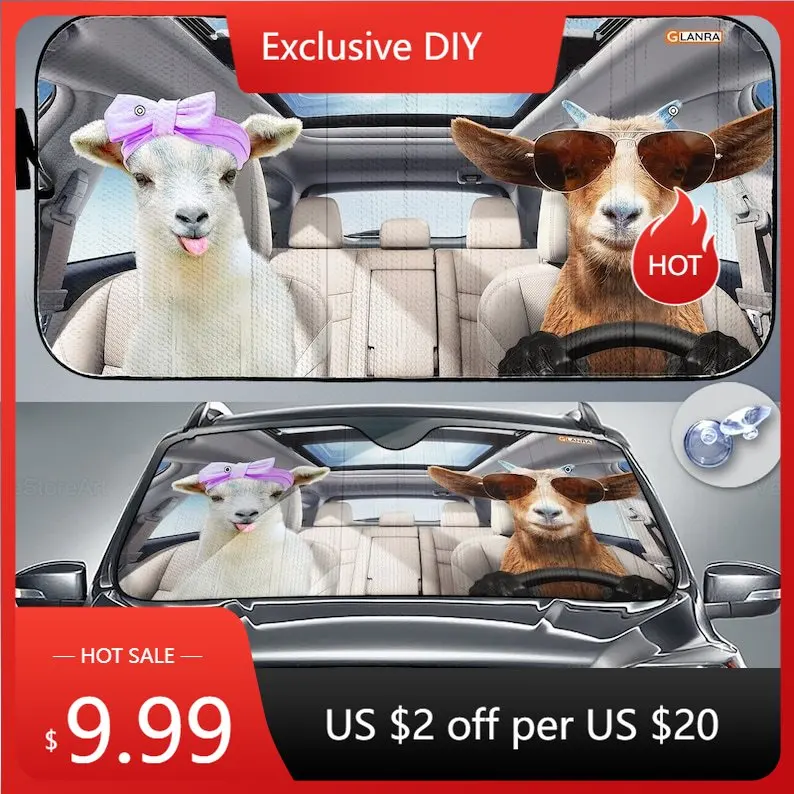 

Козий автомобильный солнцезащитный козырек, парный подарок, автомобильный солнцезащитный козырек, козий солнцезащитный козырек, козий влюбленный, подарок для любимого, автомобильные чехлы на сиденья P