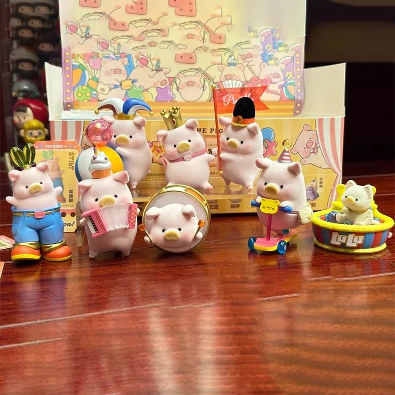 

2023 Lulu The Piggy Celebration Series Carnival Blind Box Pig Action Figure Kawaii Designer Toy Cute Lulu Pig Figurine Gift