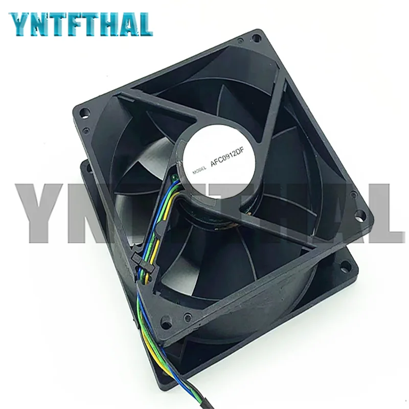 Хорошо протестированный использованный охлаждающий вентилятор AFC0912DF U7581 12 В 1,43 а 9 см
