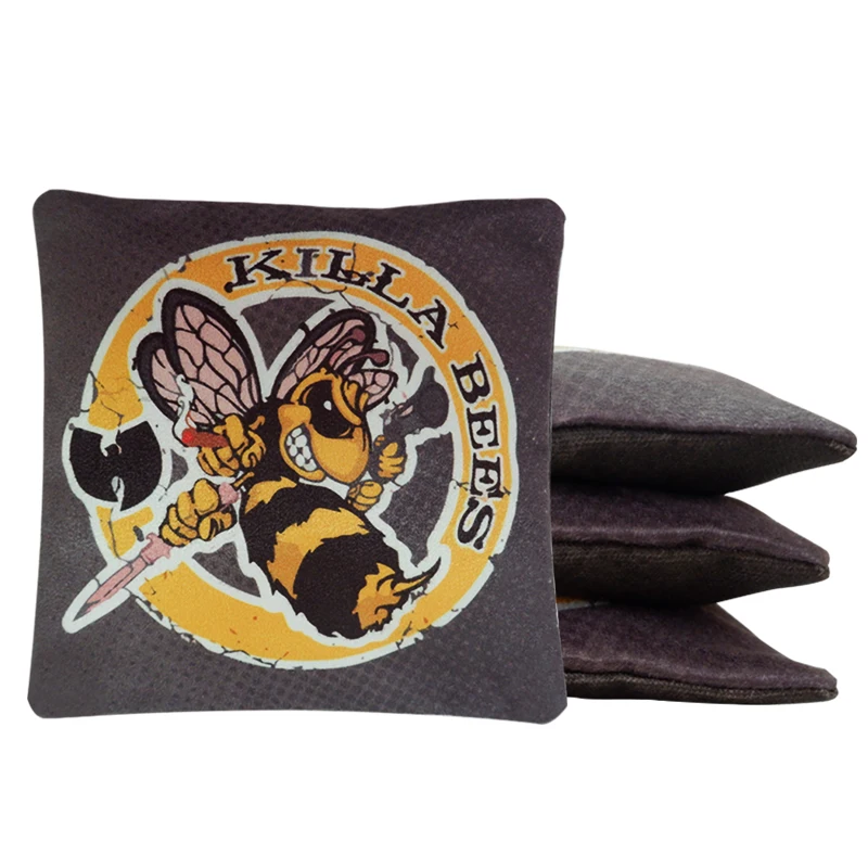 

[US STOCK] 4Pcs Cornhole Bags Wasp Professional Set Punching Bag Sand Bag