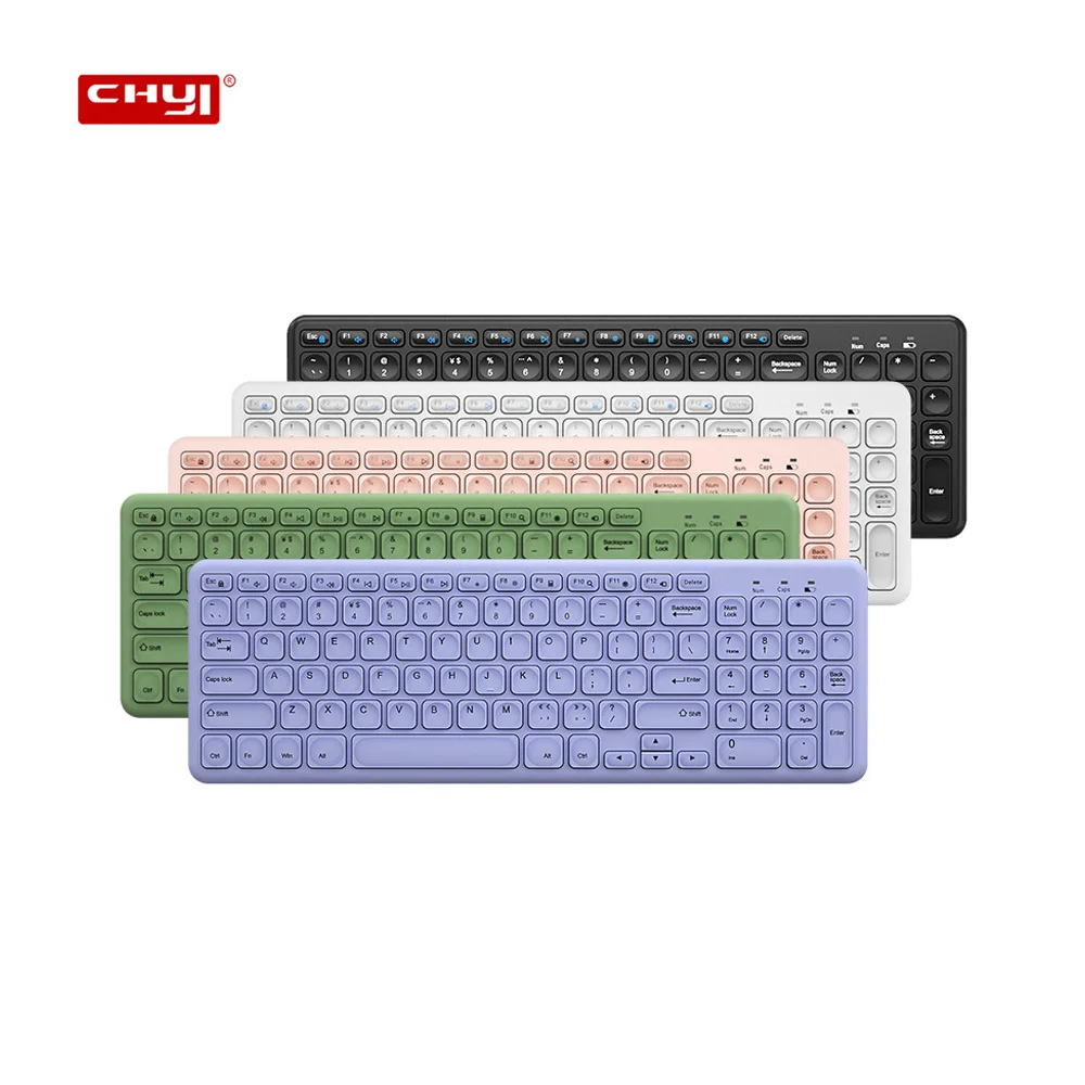 

98 Keys Ergonomical Drip Keycap Keyboards 2.4GHz USB Wireless Keyboard with Mouse Combo MultImedia Keypad for Desktop PC Office