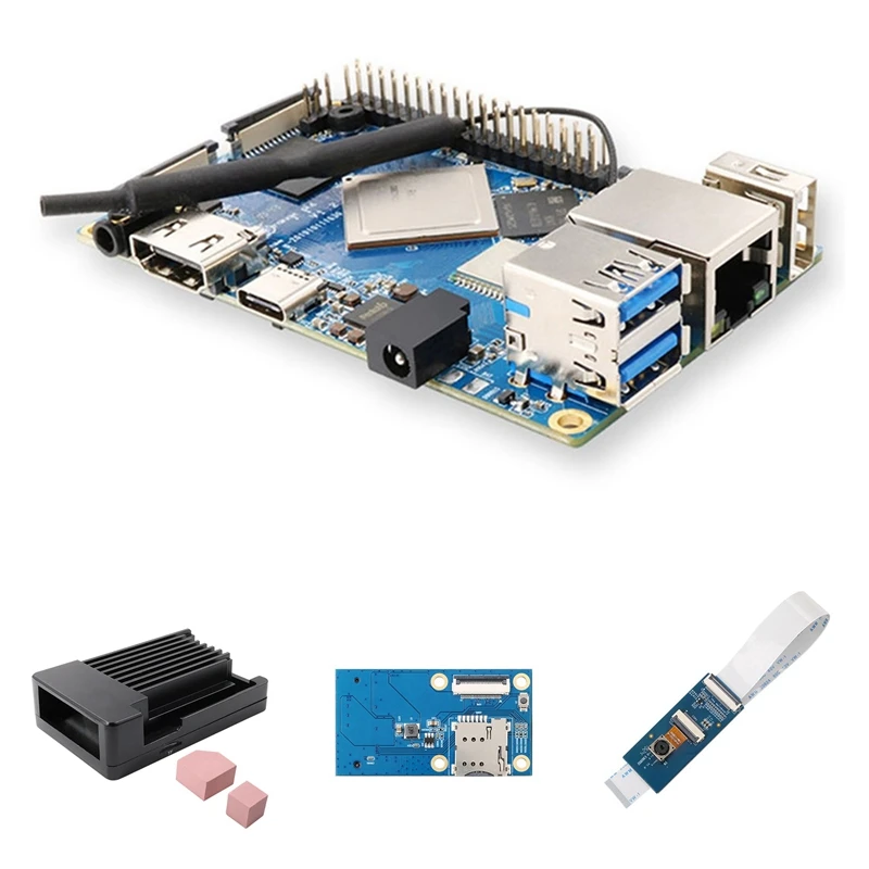 

Для Orange Pi 4 макетная плата + чехол + плата расширения + камера 13 МП Rockchip RK3399 4 Гб + 16 Гб работает на Android 8,1 Ubuntu