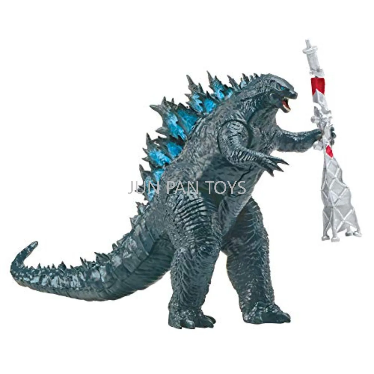 Фото Оригинальная фигурка Monsterverse Godzilla Vs Kong Godzilla с радиобашенью и тепловыми лучами, коллекционные игрушки для подарков на день рождения для мальчиков №5