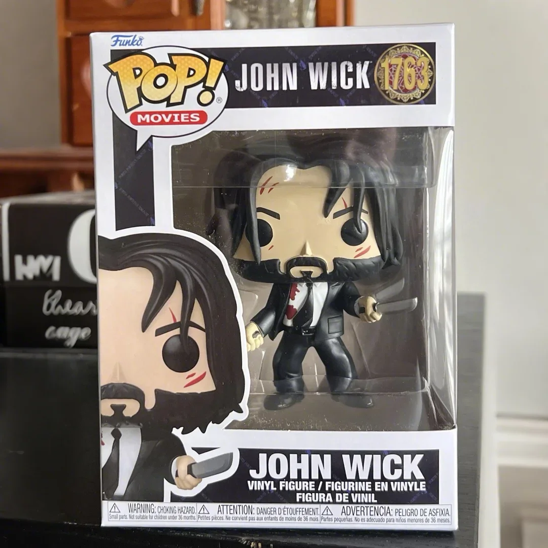 Фигурка John Wick Funko Pop с двойными ножами # 1763 Виниловая фигурка 3 85 дюйма