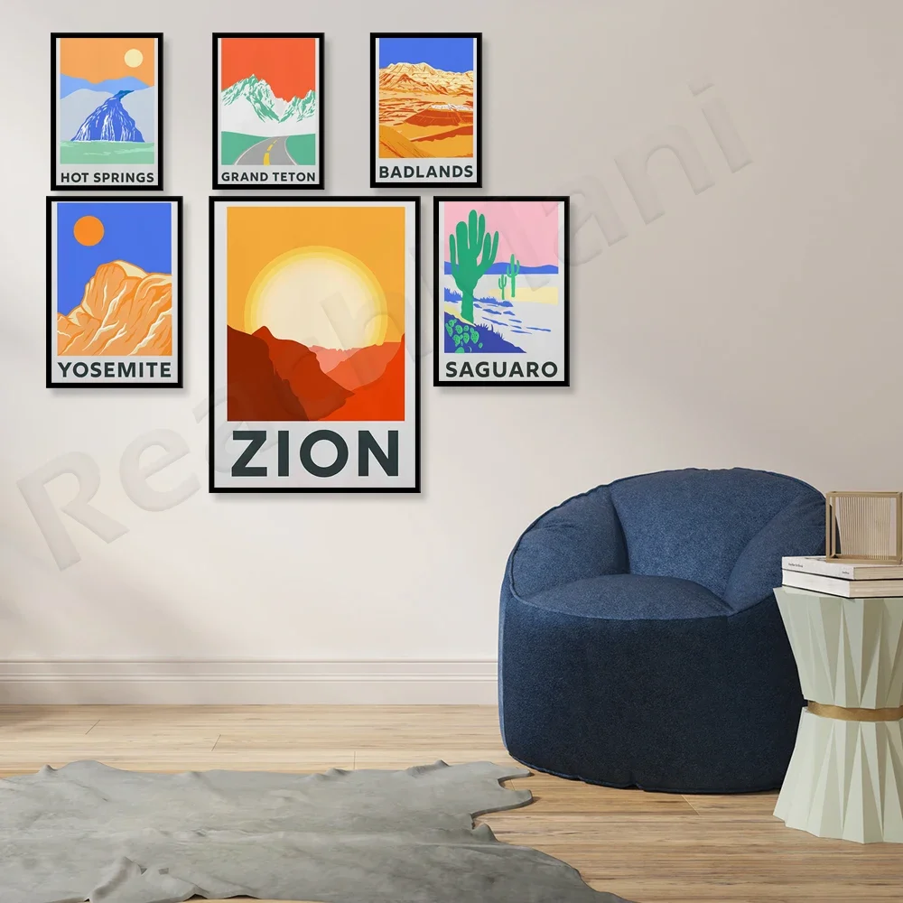 Рокки-горы Йосемит Цион Огдады Долина Смерти Гранд Тетон Гранд-Каньон Кактус