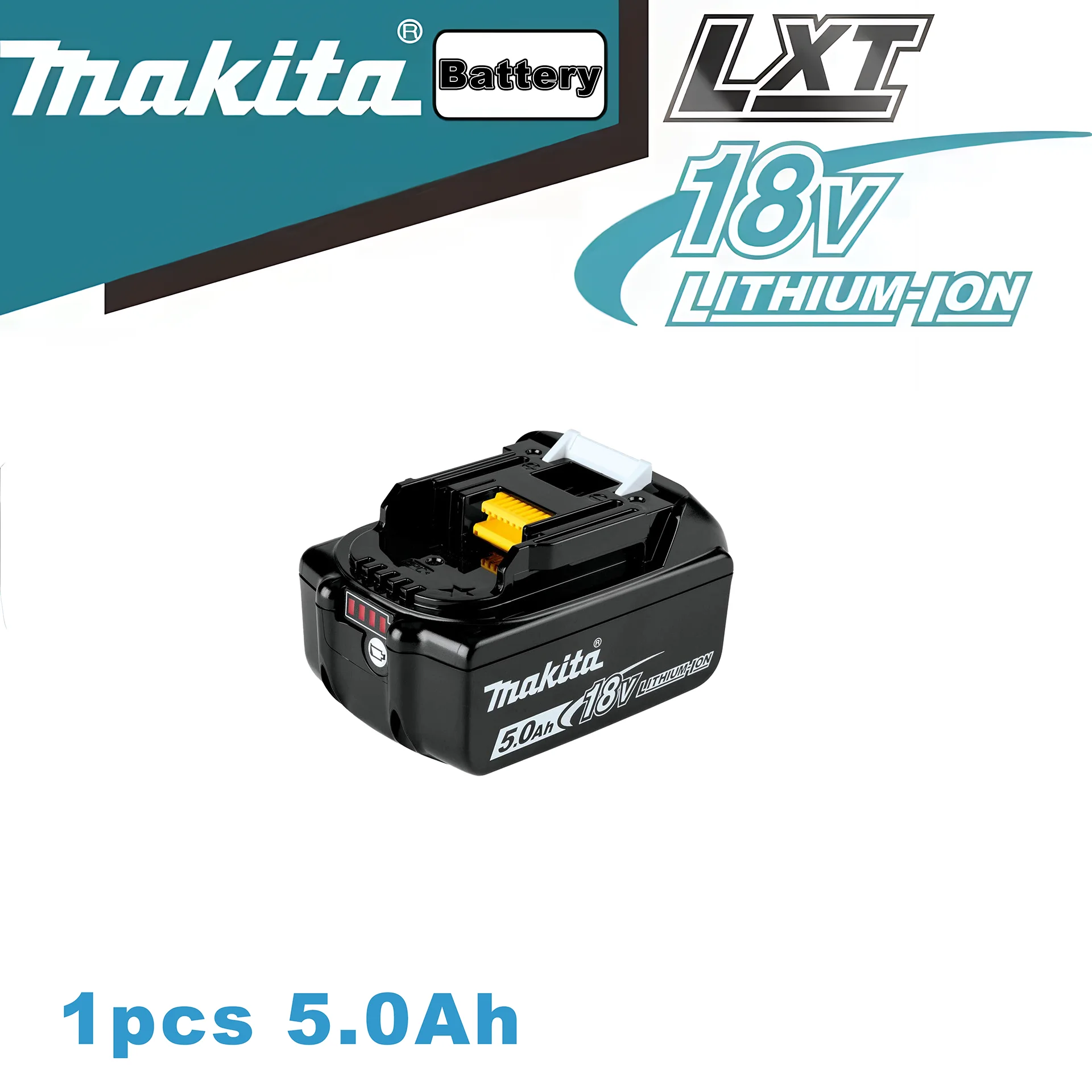 

Аккумулятор Makita BL1860B BL1850B 18 В 5,0 Ач 6,0 Ач LXT, комплект литий-ионного зарядного устройства, замена аккумуляторной батареи для беспроводных электроинструментов