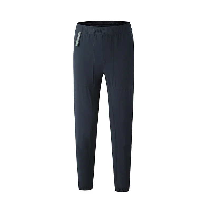 Outdoor sports pants men summer thin ice silk quick-drying breathable running fitness training casual trousers exercise clothing