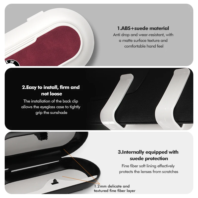 Чехол для автомобильных очков BMW держатель солнцезащитных коробка G30 G20 M3 M5 E91 E92 E93