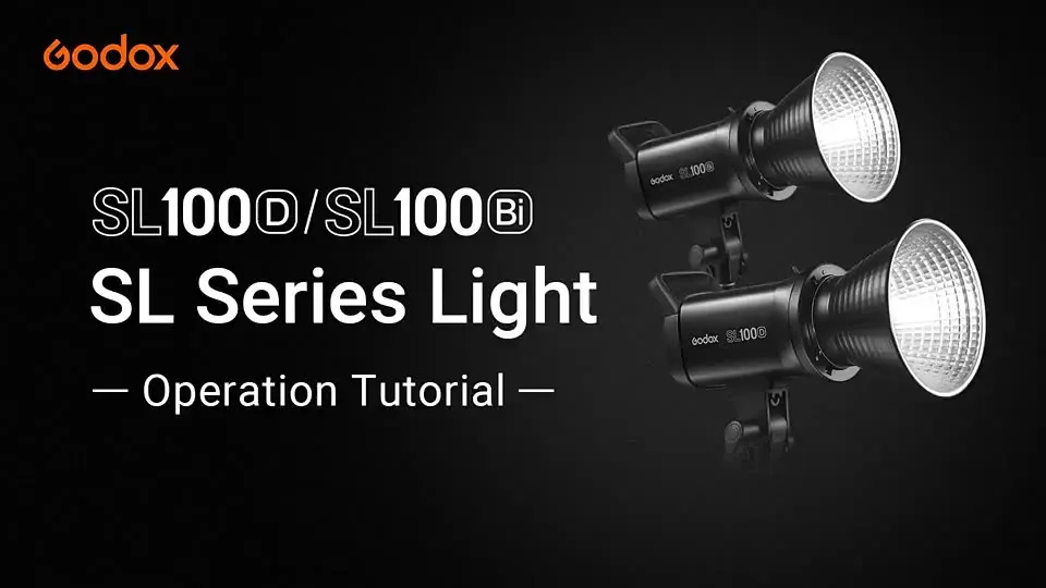 Купи Godox SL100Bi 100W 2800-6500K White Yellow Version LCD Panel LED Video Light Continuous Output Bowens Mount Studio Light за 18,116 рублей в магазине AliExpress