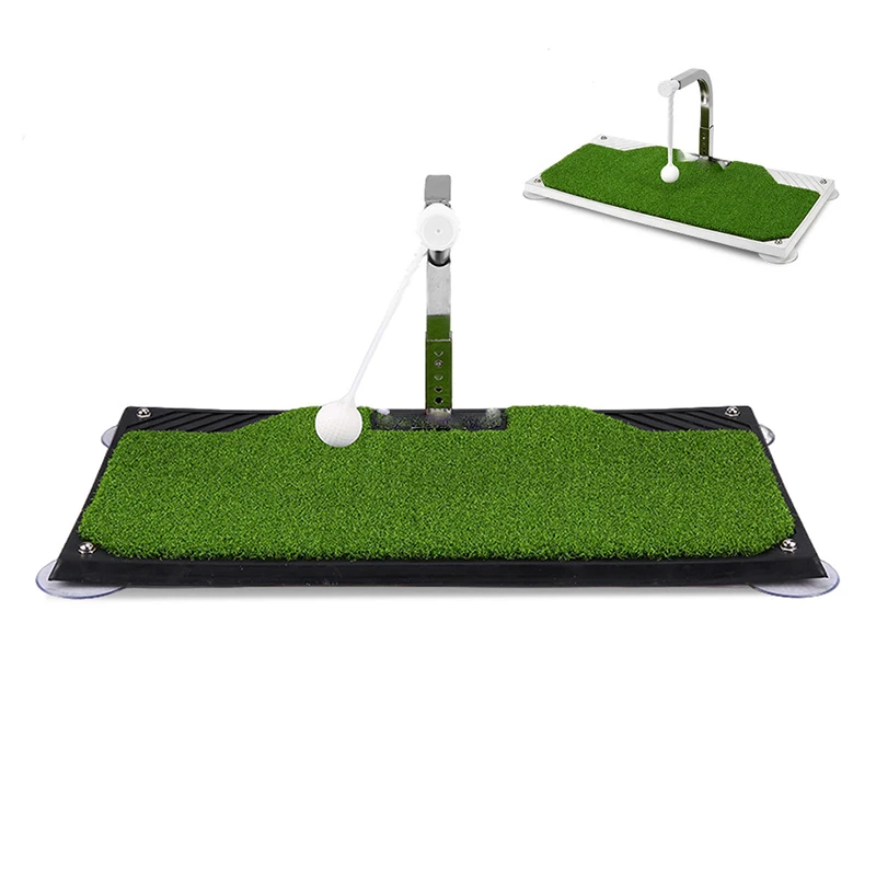 Golf Practic Swing Hitting Mat Exerciser Trainer 360 Degree Rotation Outdoor / Indoor Suitable For Beginners Training Aids