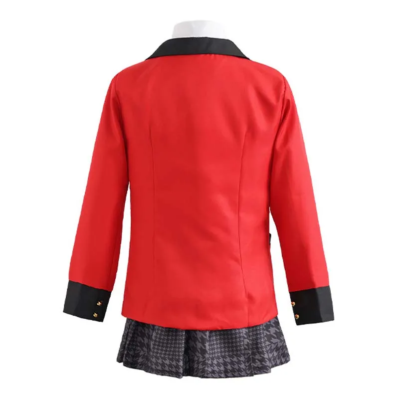 Jabami Yumeko Косплей Костюм Аниме Kakegurui Компульсивный игрок Японская школьная форма JK