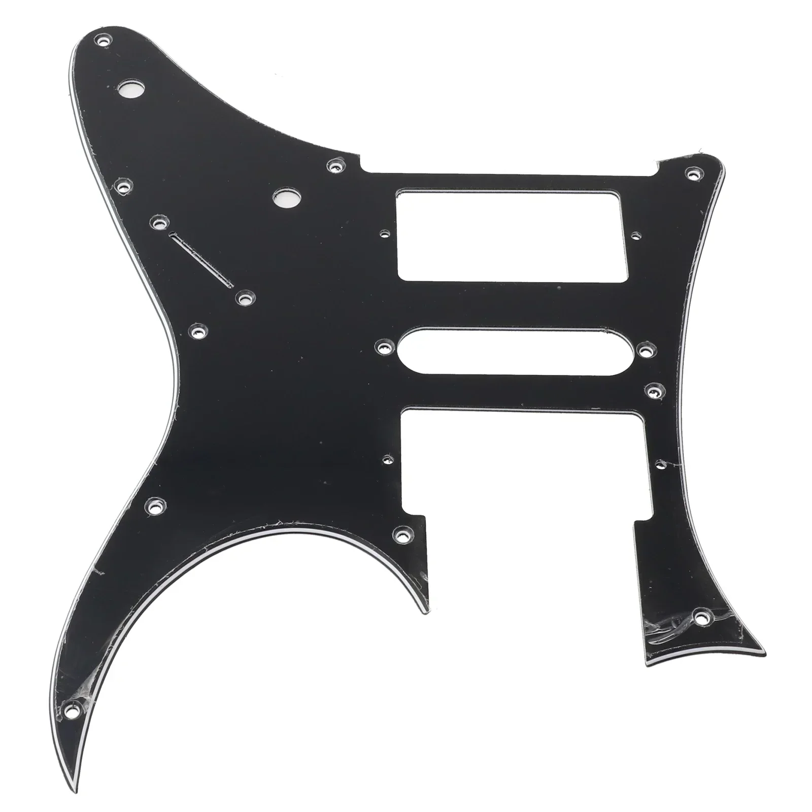 Премиум электрогитара Pickguard HSH хамбакер сменная царапинная пластина белый/черный