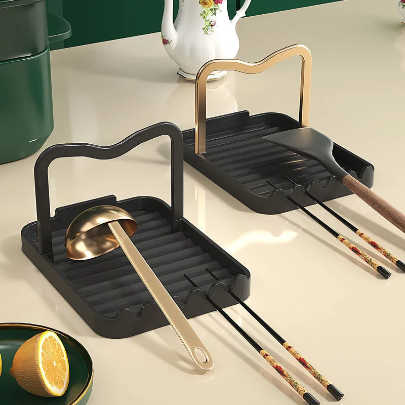 

2022 Kitchen Pot Cover Rack Table Top Storage Rack Spoon Cooking Shovel Pot Shovel Rack Storage Rack