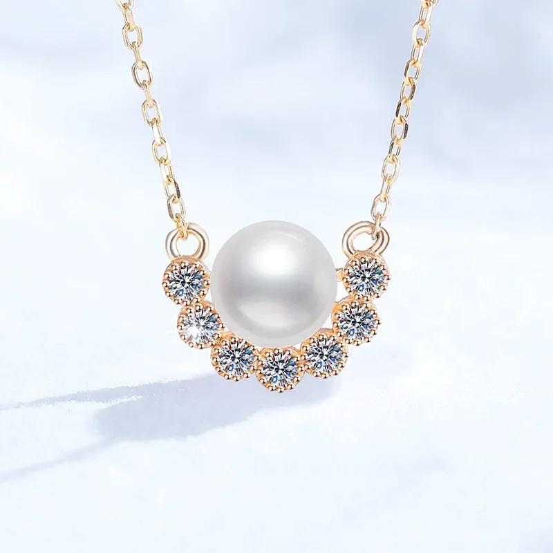 Натуральный пресноводный жемчуг стерлинговое серебро 925 пробы 0 21 карата цвет D