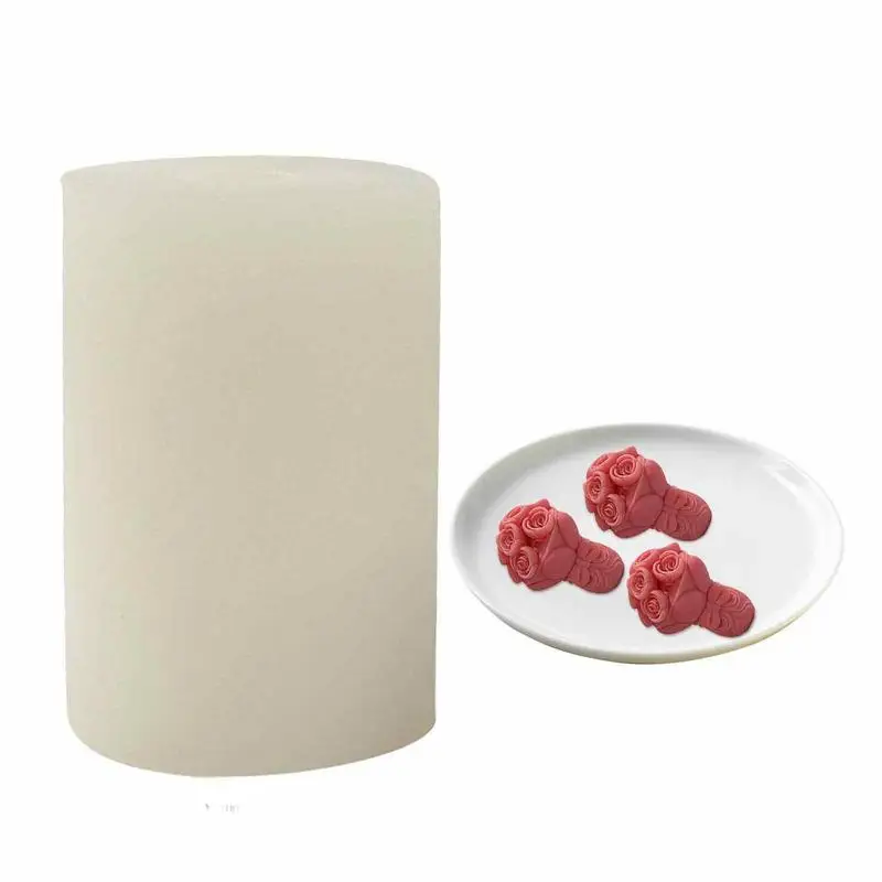 

Форма для свечей в виде цветочного букета, форма для эпоксидной смолы для литья на День святого Валентина, стандартная форма для изготовления подсвечников, формы для эпоксидной смолы