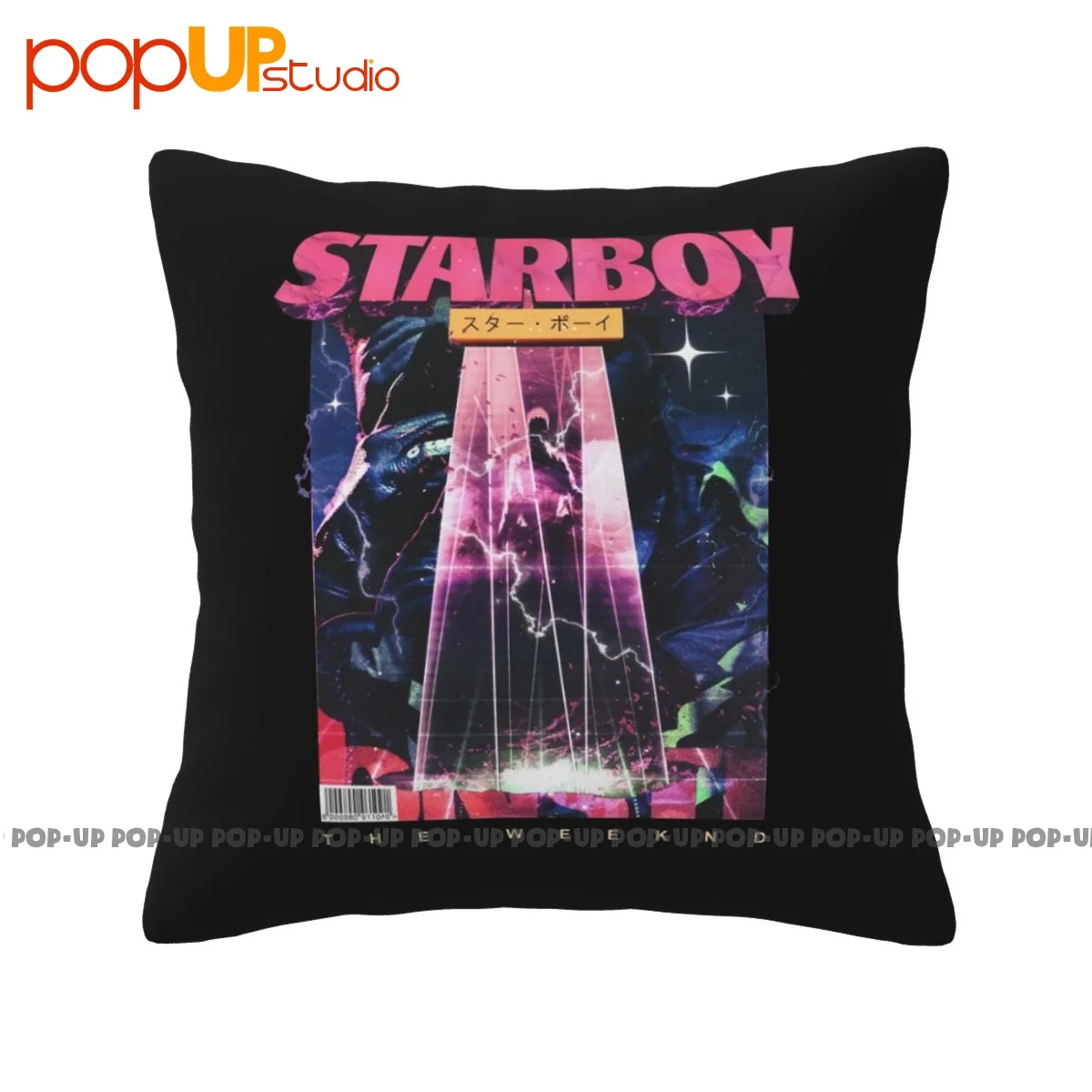 Толстая наволочка The Weeknd Starboy World Tour в стиле хип-хоп с принтом пламени, рэп джекбойз, наволочка, натуральная наволочка