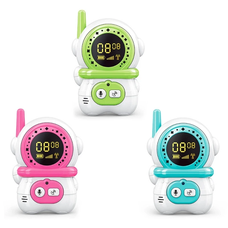 

Children's Walkie Talkies with Voice Changer, Communication Toy for Boys Girls for Camping and Hiking Long Miles