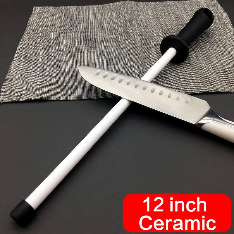 

Точилка для ножей, 12 дюймов, керамическая, с ручкой из АБС-пластика