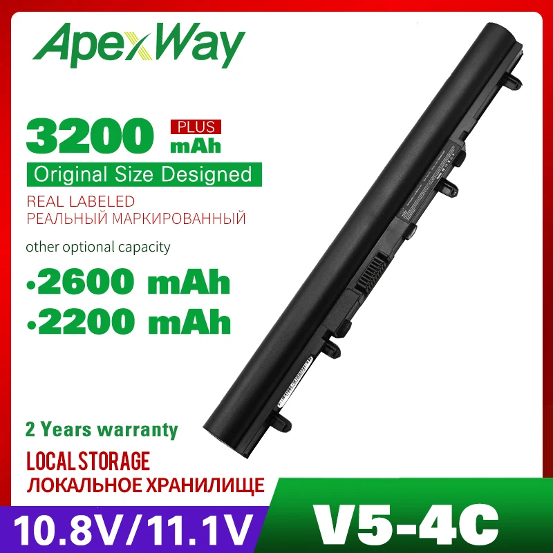 

Apexway New AL12A32 AL12A72 Laptop Battery for Acer Aspire V5 V5-171 V5-431 V5-531 V5-471 V5-431G V5-571 V5-471G V5-571G MS2360