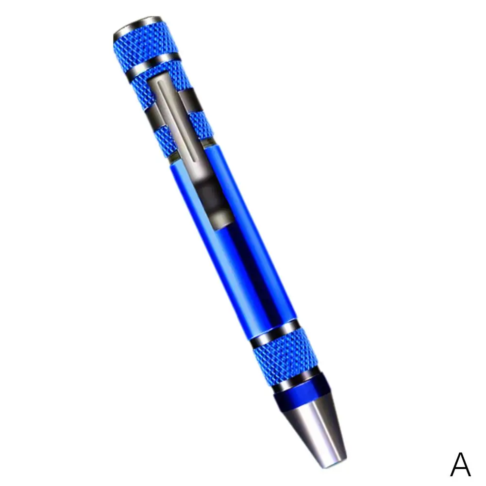 Многофункциональная отвертка Восемь в одном алюминиевая ручка из сплава