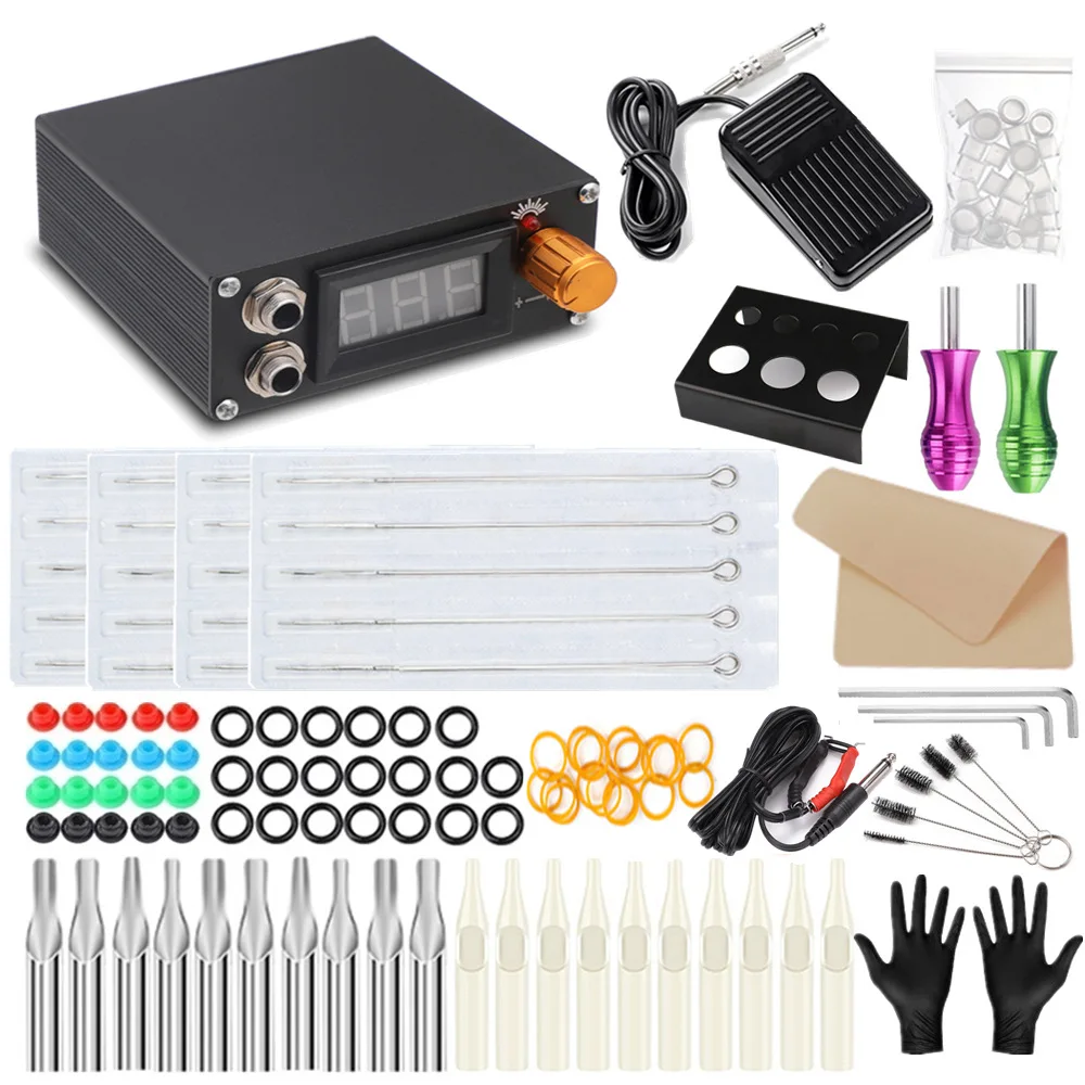 

Набор аксессуаров для тату-машинки, профессиональный моторный аппарат для катушек, полный набор инструментов для тату, оборудование для та...