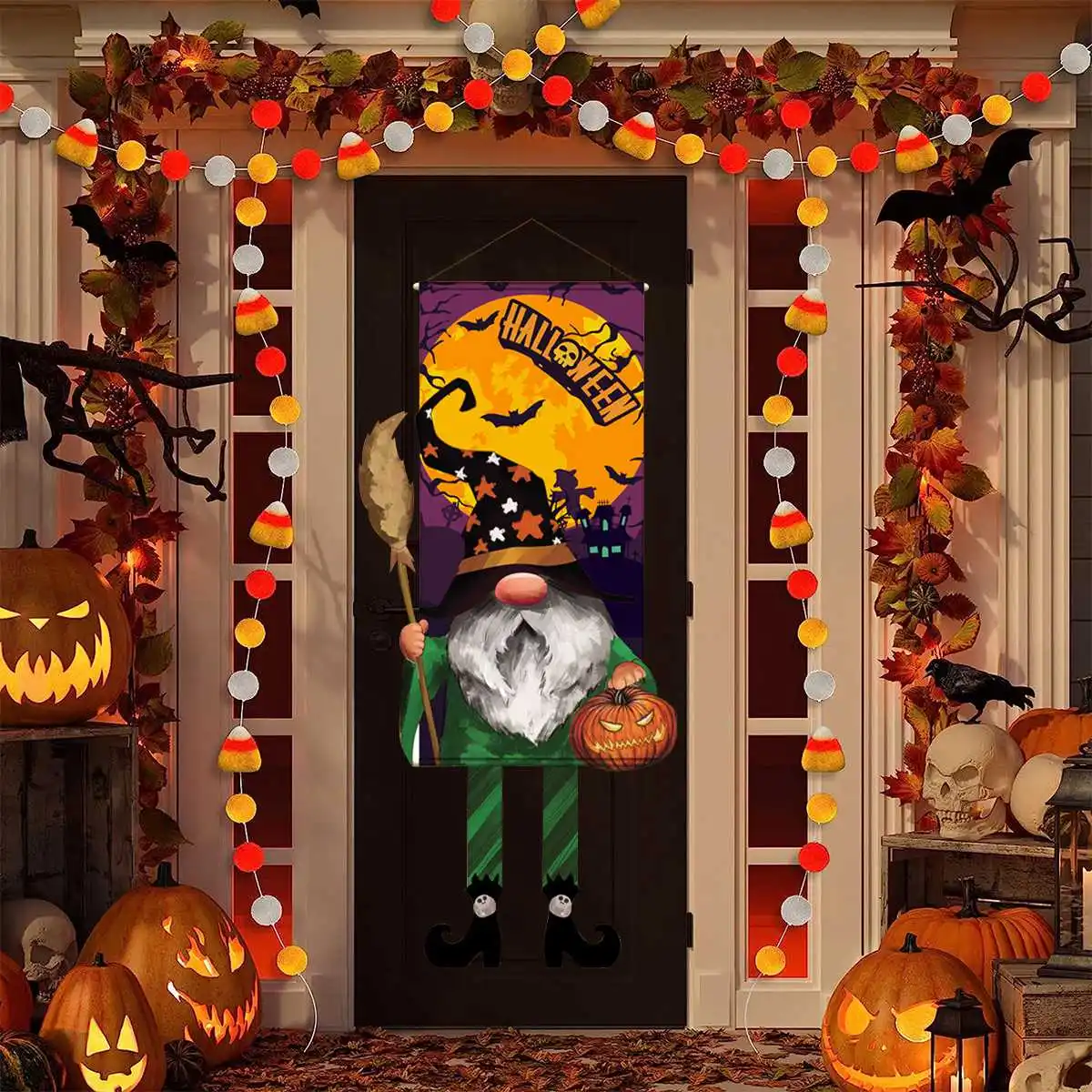 Подвесные Флаги На Хэллоуин фотосессия гнома украшение на трюки или подарки