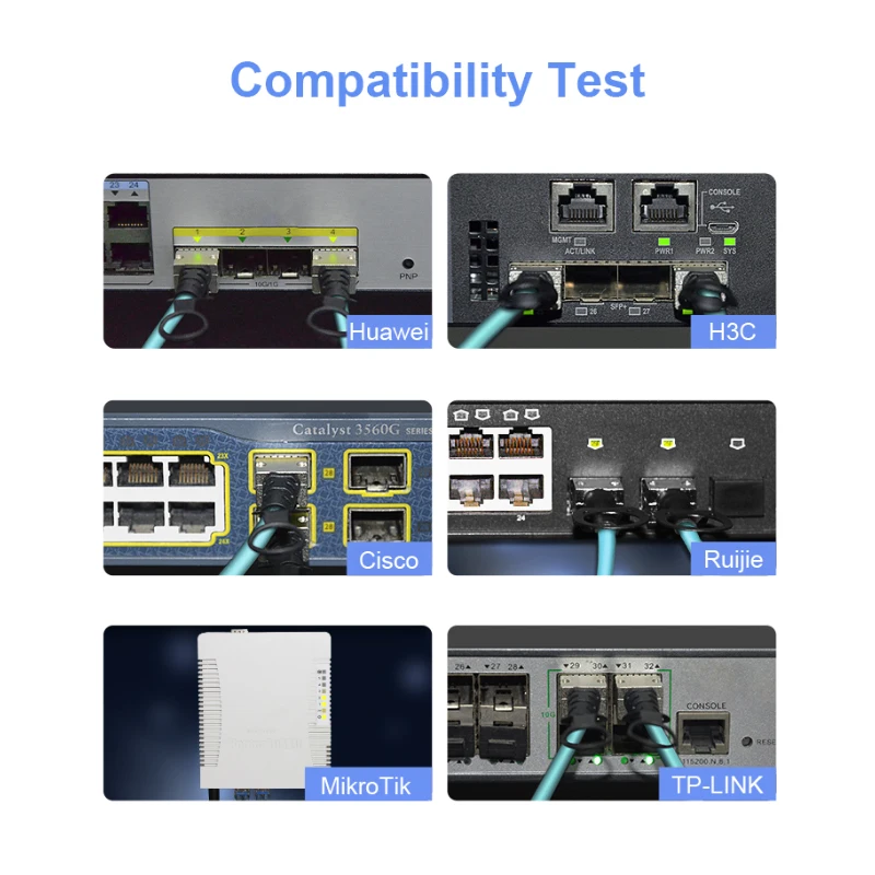 ONTi 200G AOC Fiber Cable QSFP56 Active Optical Cable MPO Multimode Jumper ,1-100m,for Cisco,Huawei,MikroTik,HP,Intel,Dell...Etc