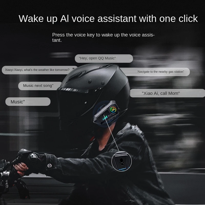 Y10 Мотоциклетный шлем Bluetooth-гарнитура Автомобильная Сверхдлительный срок службы