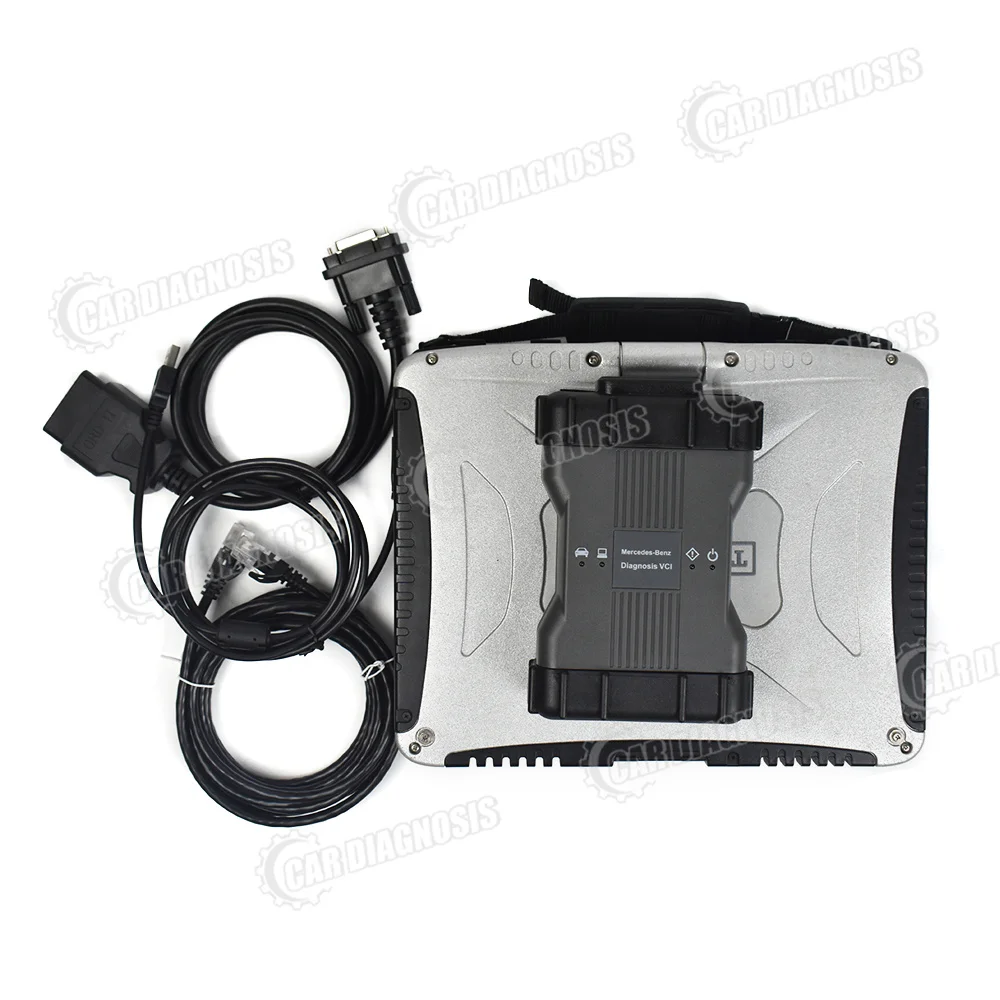 Мультиплексор MB Star C6 PK SD Connect c4/c5/c6 Xentry Epc Wis + CF19 для ноутбука BENZ диагностический