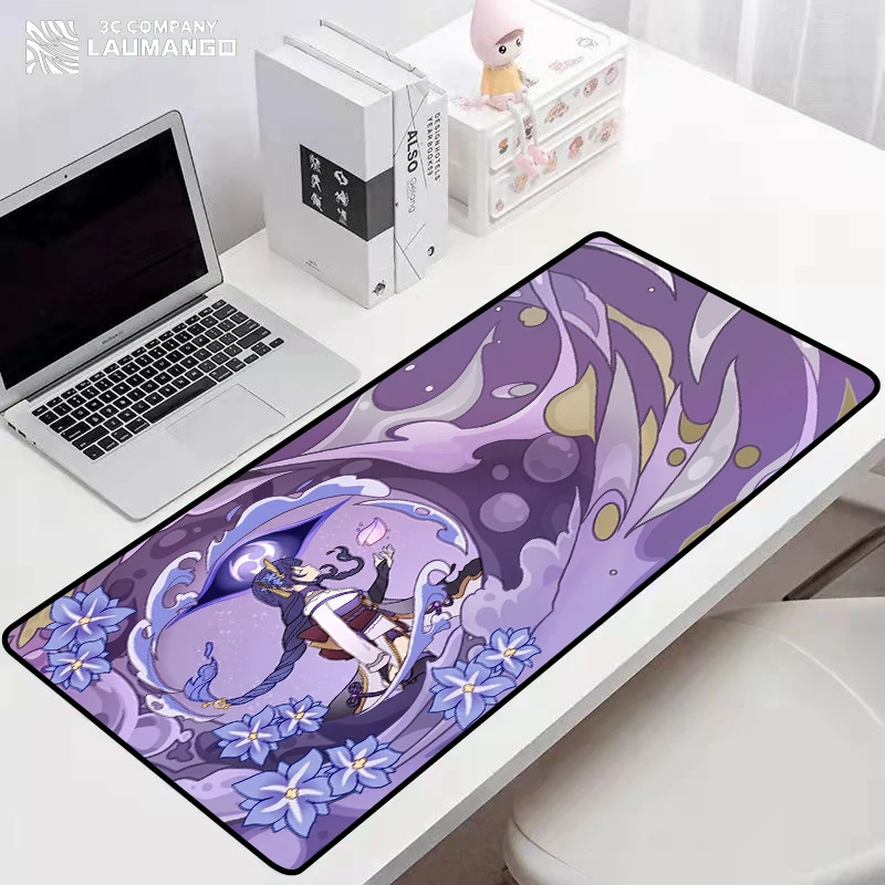 

Большой Коврик Mausepad Genshin Impact Коврик Для Мыши Игровые ноутбуки геймерский Коврик Для клавиатуры аксессуары Для ПК настольный Коврик Для Мыши резиновый Коврик Для Мыши