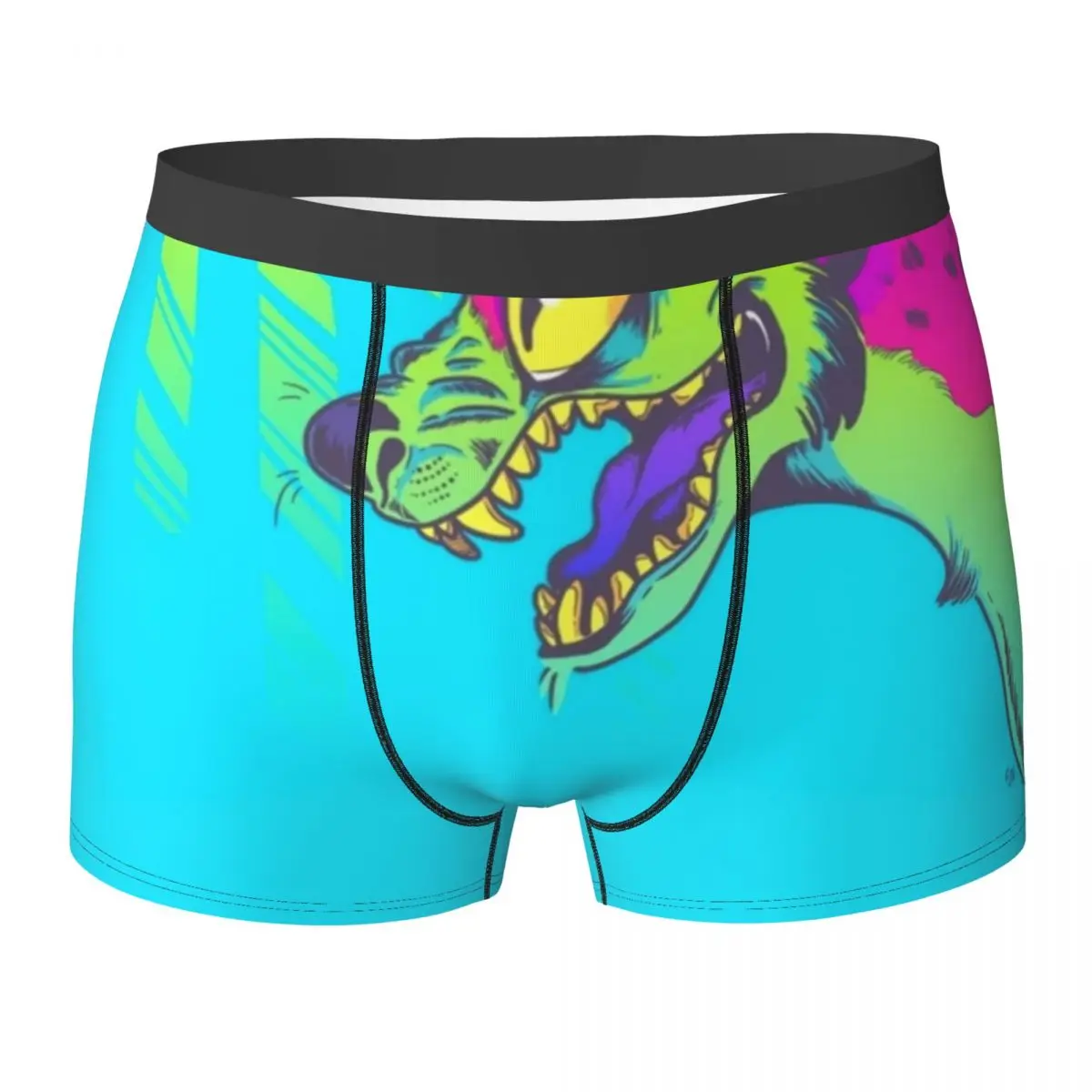 

Hyena Underwear Neon Hyena Breathable Underpants Customs Shorts Briefs Pouch Men Plus Size Boxershorts