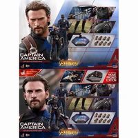 in stock genuine hot toys marvel avengers infinity war captain america 16 anime figur action figures collection model toys