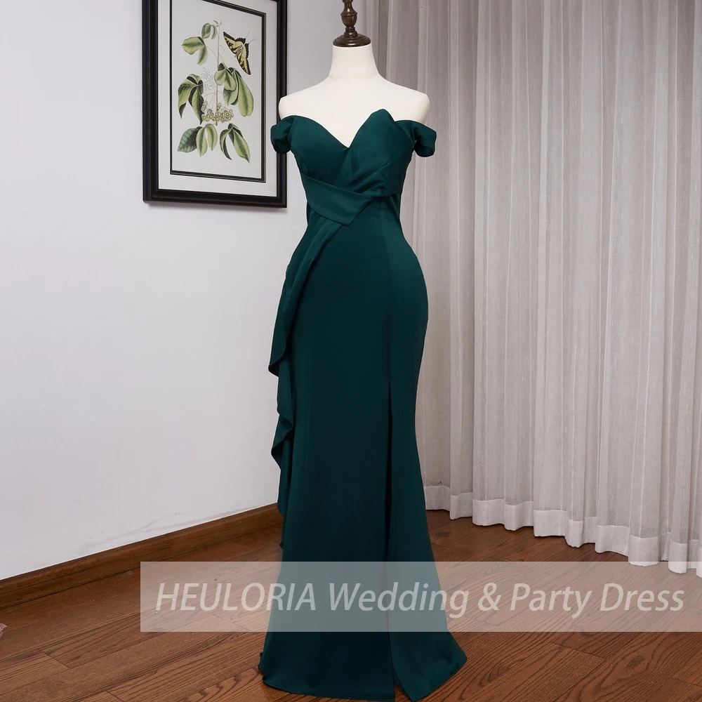 

Women's formal prom evening dress sexy CHIFFON off shoulder mermaid white long wedding party dress Plus size Ceremony Dress