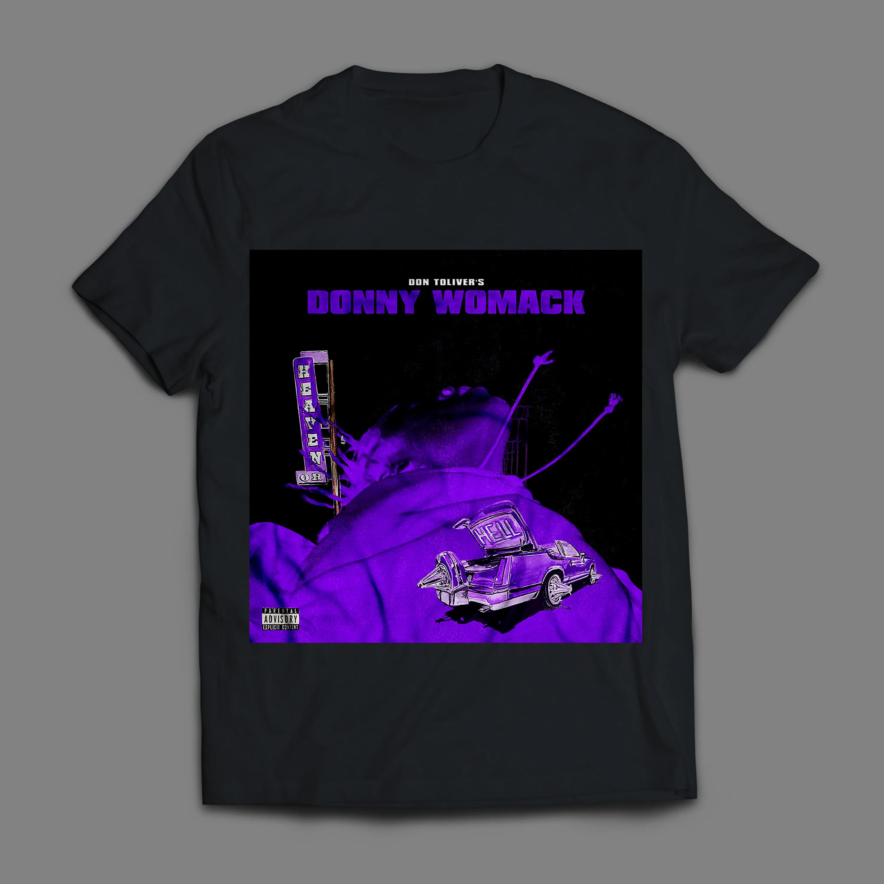 Don Toliver Donny Womack Heaven Or Hell Lovesick Album Тяжелая хлопковая футболка