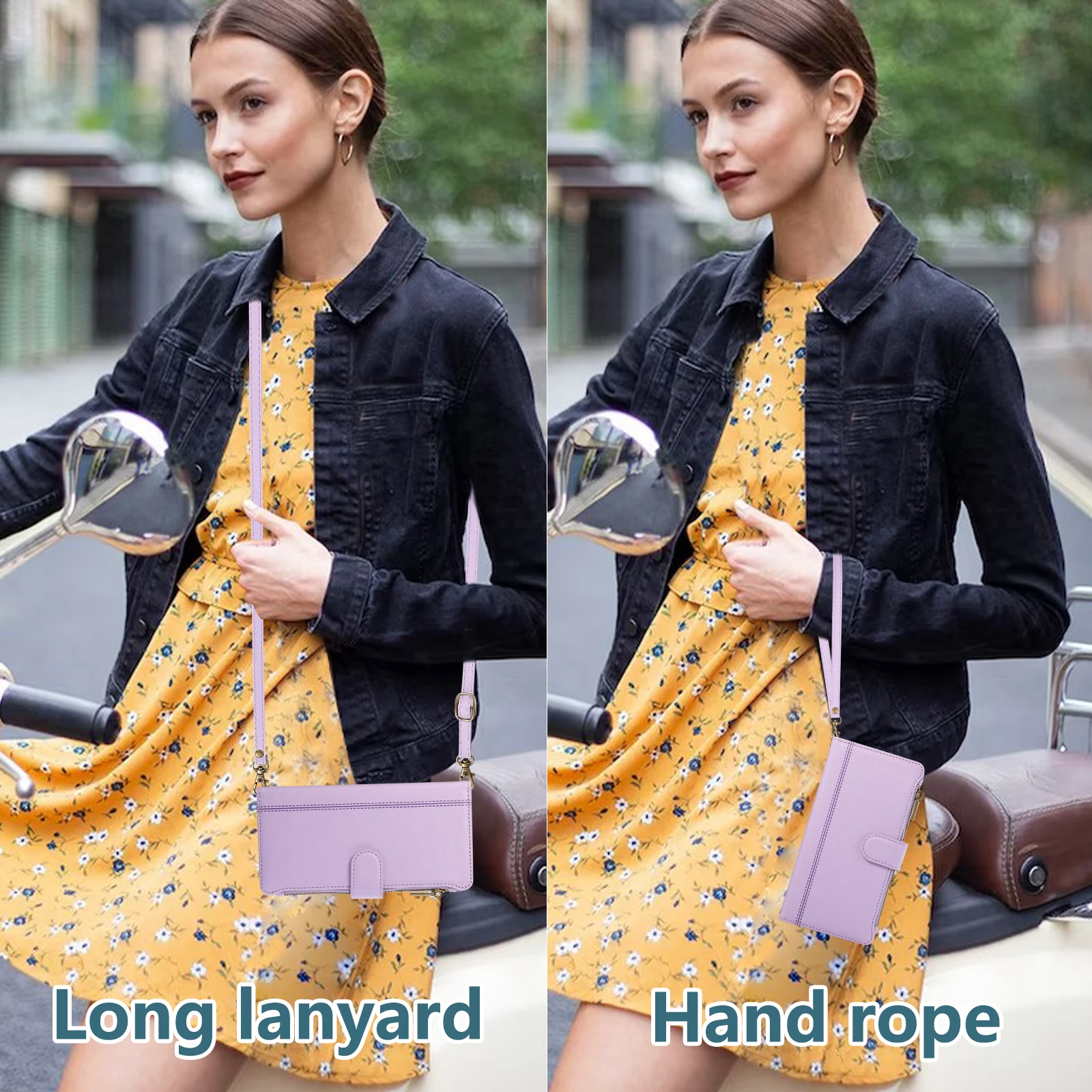 Кошелек на молнии с несколькими картами и 4 кармашками для OPPO Reno 12 11 10 Pro роскошный