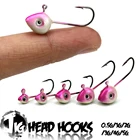 5 шт.лот люминесцентные крючки для мормышек кривошипа 0.5g1g2g3g4g5g рыболовный крючок с бородкой, приманка, Мягкая приманка для червя, светящийся крючок, рыболовный крючок