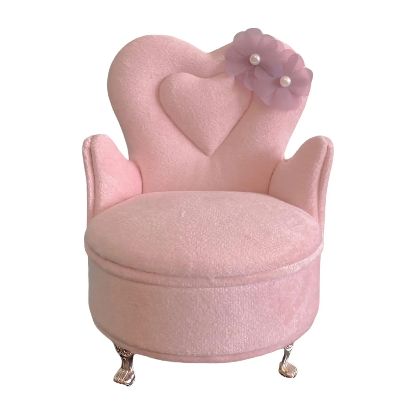 

Органайзер для ювелирных изделий, ожерелье, кольца, хранение подарков, игрушка, украшения, кукольный домик, стул для кукольного дома, гостин...