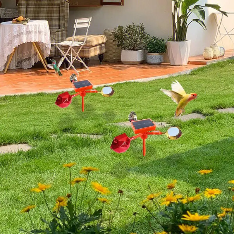 Защита для птиц на солнечной батарее светоотражающая ветряная мельница с