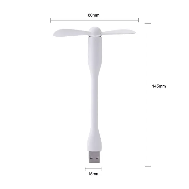 

Flexible Bendable USB Fan for Power Bank Laptop PC AC Charger Portable Hand Fan Computer Summer Gadget Mini USB Fan