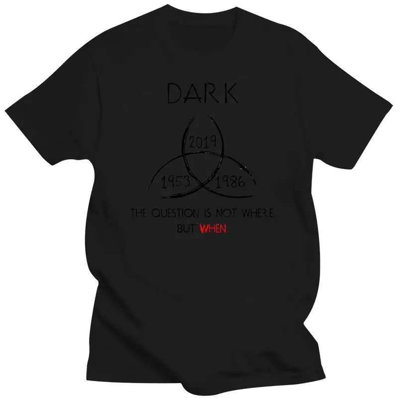 2022 Print T-Shirt Dark Dates Secrets Winden Germersheim Netflix Mads Man-Various Colours Full-Figured Tee Shirt