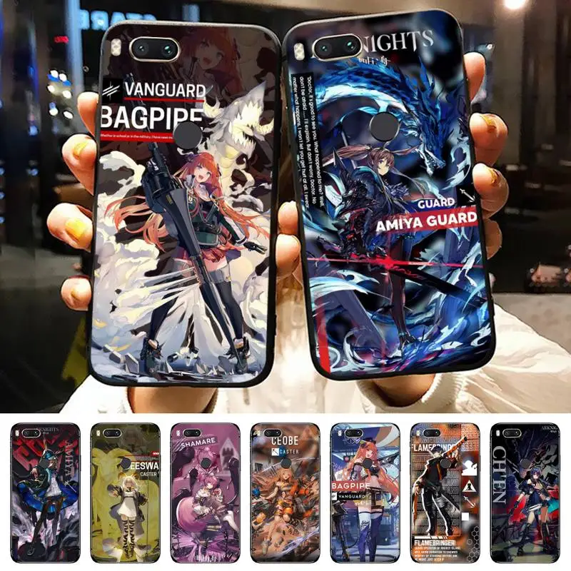 

Arknights Game Phone Case For Xiaomi redmi note 12 11 10 7 8 9 4G 5G T S i ultra poco X3 pro