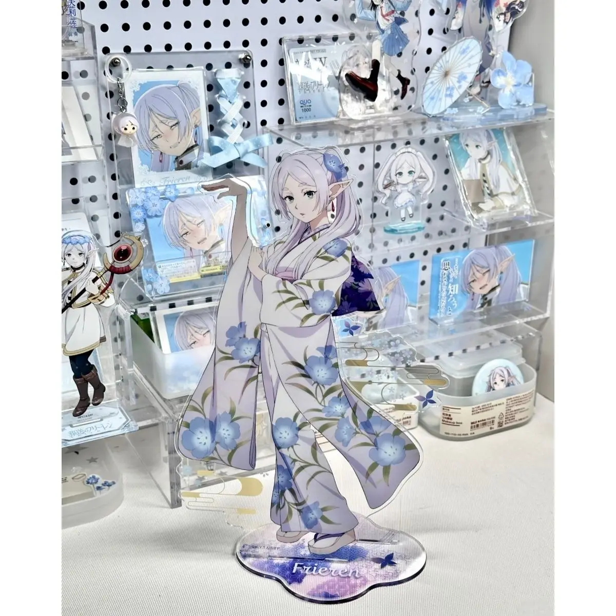 Сосу-нэ Фрирен: Голубые глаза ‌   Акриловая подставка Flower Furisode для фигурки Frieren: Beyond Journey's End, аниме-товары, подарок (art.: 3920d9067e3c9) - 3920d9067e3c9
