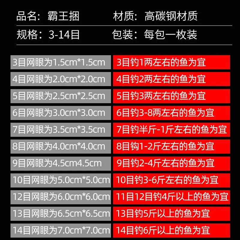 11 размеров зимняя рыболовная сеть ловушка для рыболовных снастей дизайнерская