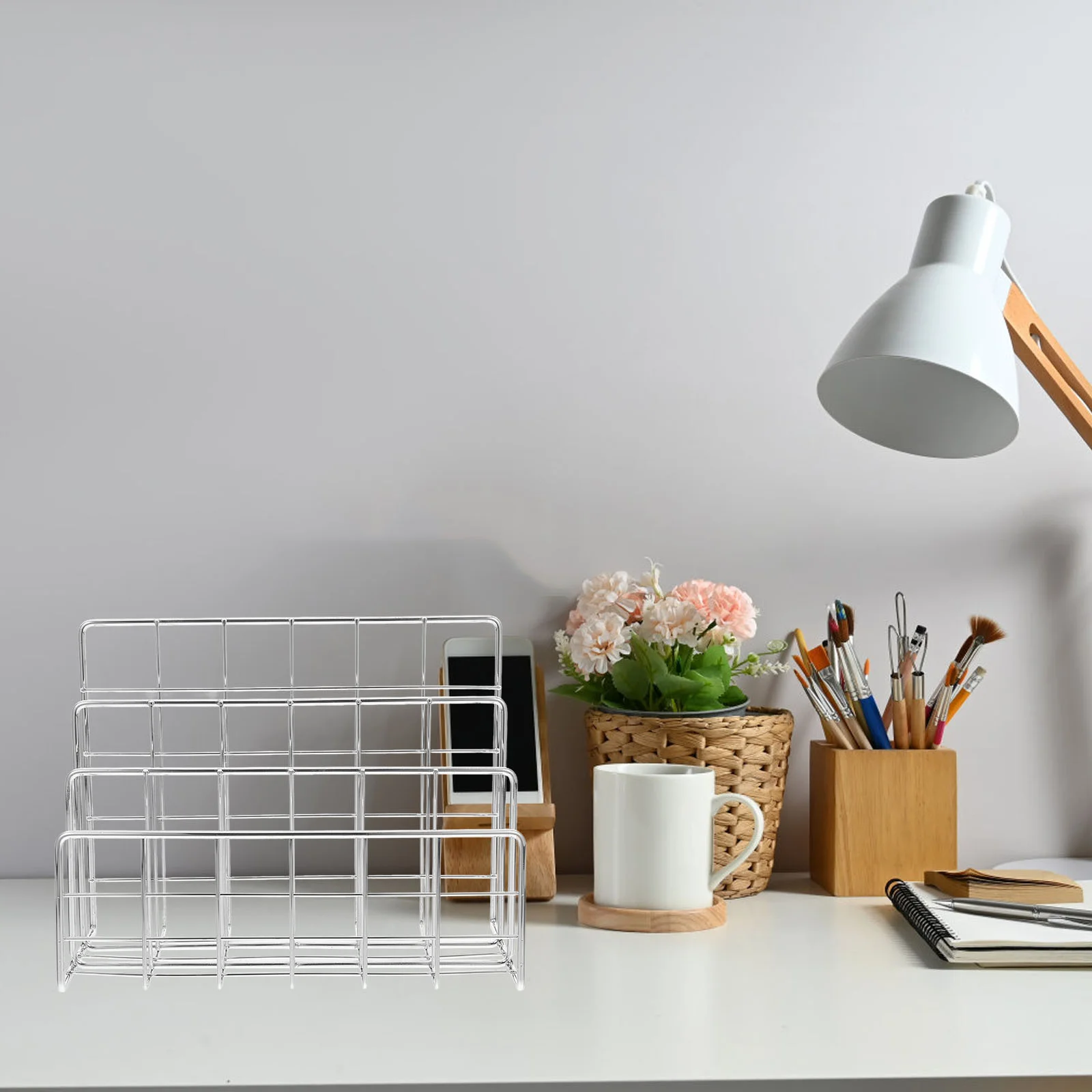 Стойка для сортировки почты органайзер хранения журналов столешница простой