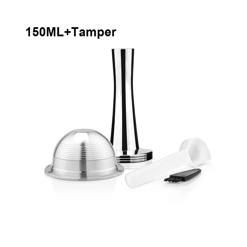 

Многоразовые Капсульные Фильтры Для Nespresso Vertuo Plus Delonghi ENV150 GCA1, Капсульные Фильтры Из Нержавеющей Стали