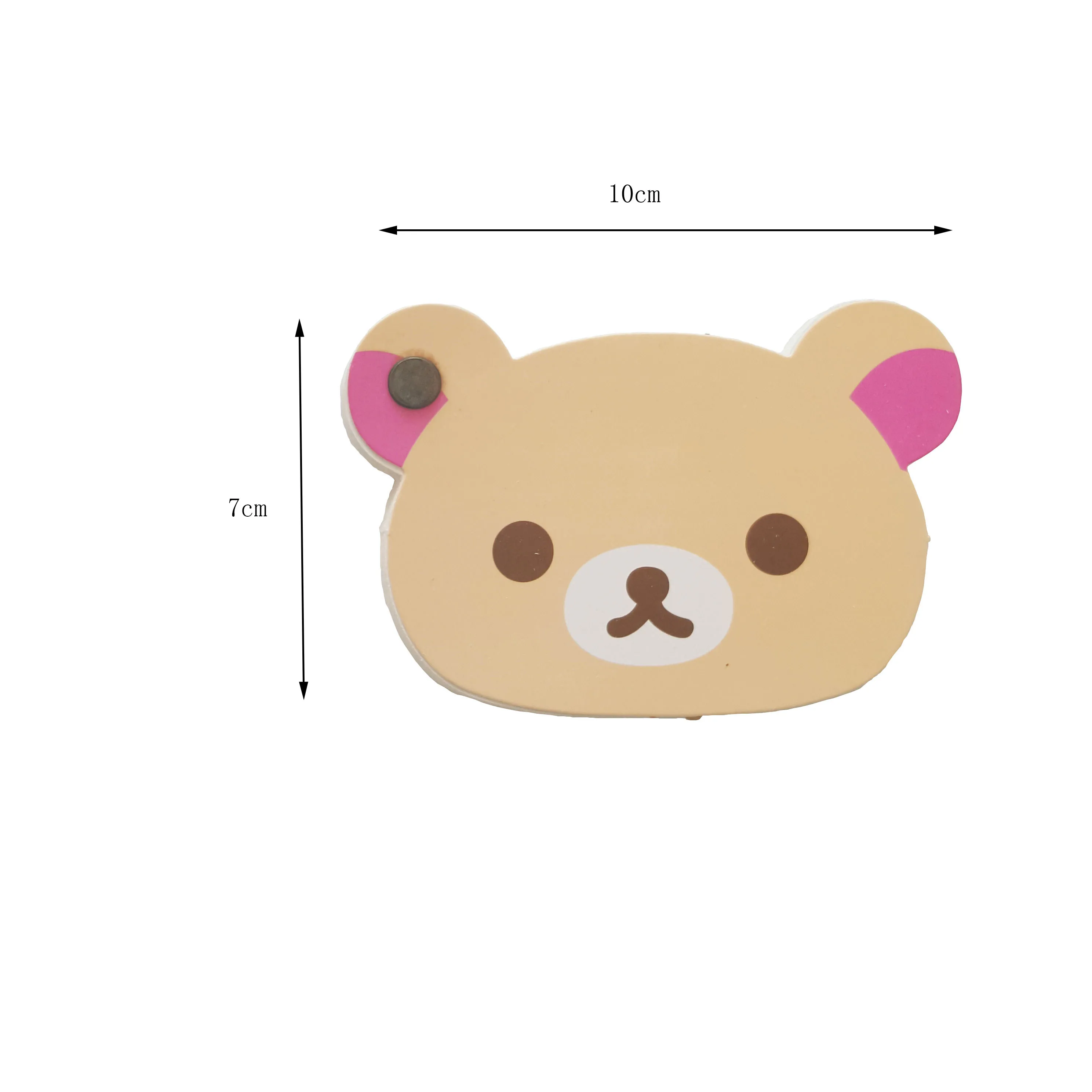 1 шт./партия блокнот в виде головы медведя