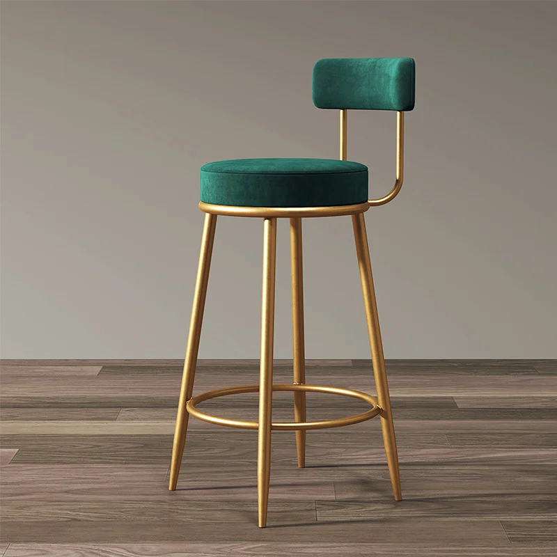 

Bar Chair Simple Casual Home Cafe Stool Back High Chair Dining Chair Nail Shop Reception Room Bar Stools Bar Table for Home